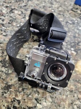 4K Ultra HD Waterproof Action Camera - Black